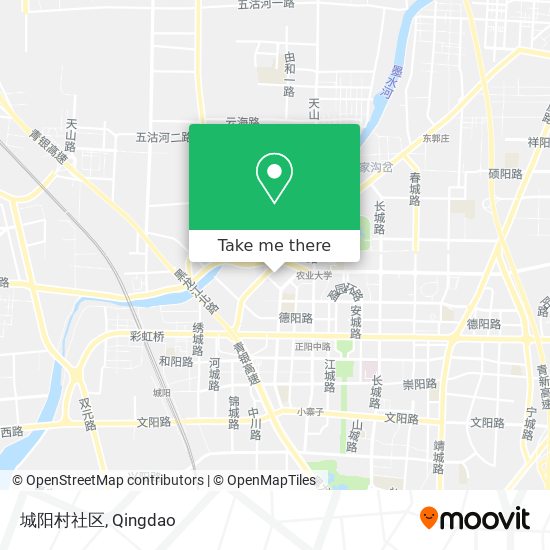 城阳村社区 map