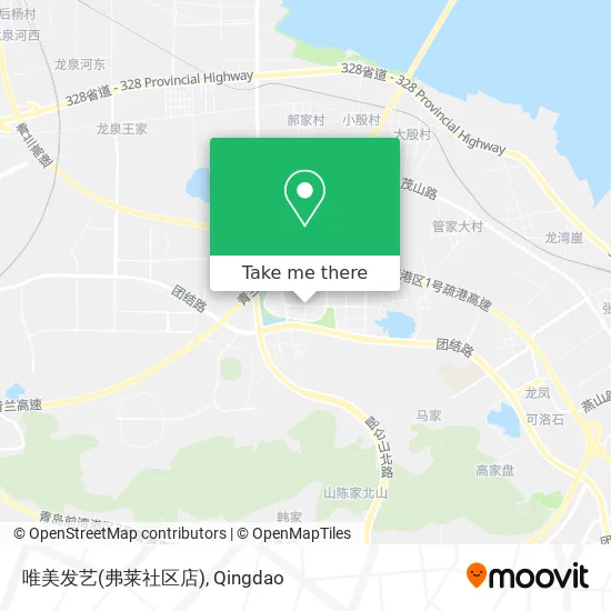 唯美发艺(弗莱社区店) map