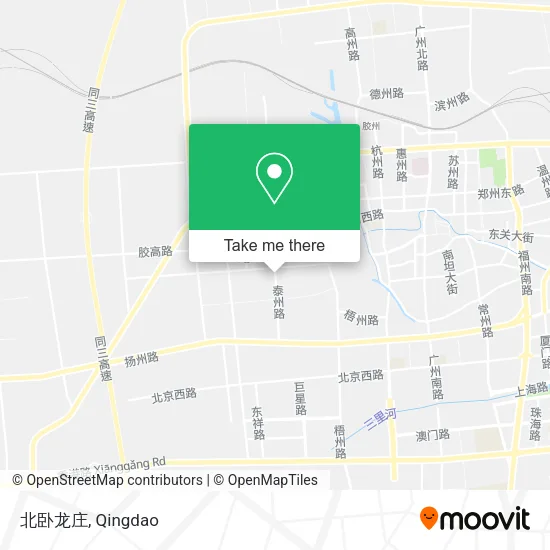 北卧龙庄 map