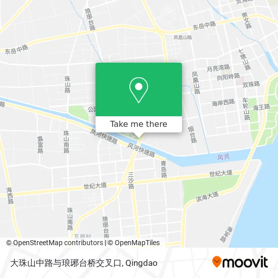 大珠山中路与琅琊台桥交叉口 map