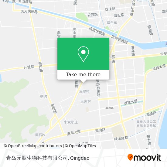 青岛元肽生物科技有限公司 map