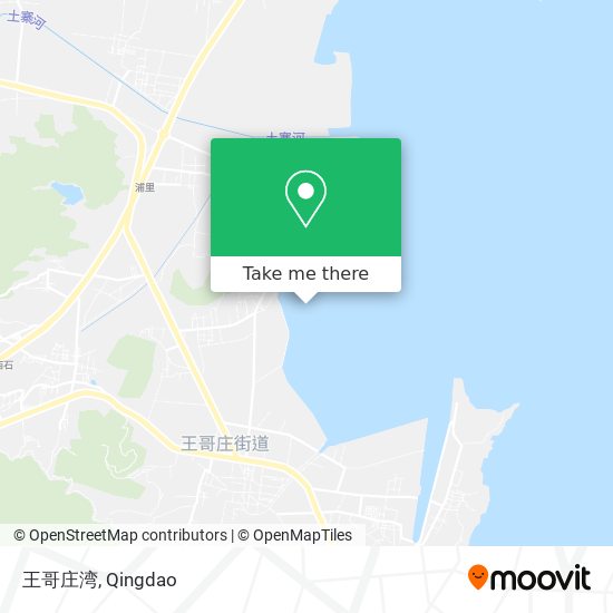 王哥庄湾 map