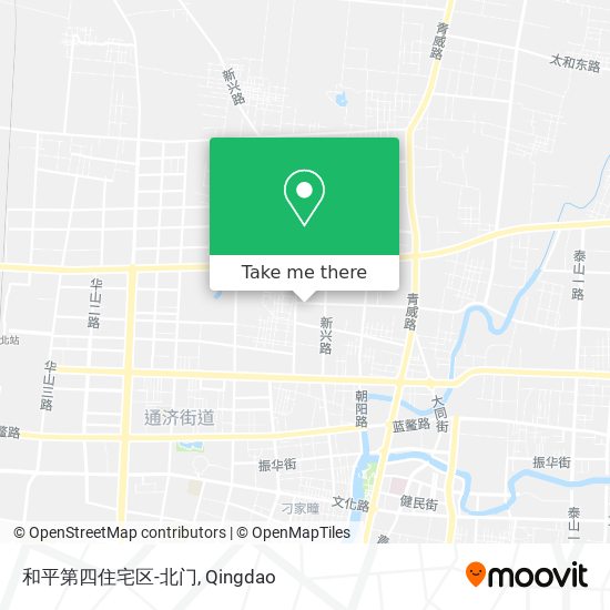 和平第四住宅区-北门 map