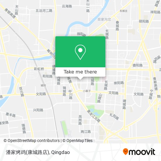 潘家烤鸡(康城路店) map
