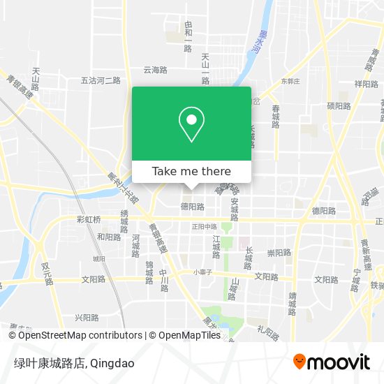 绿叶康城路店 map