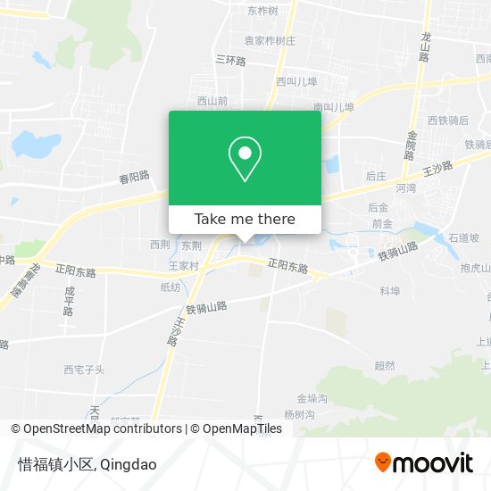 惜福镇小区 map