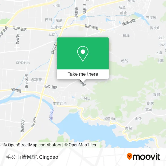 毛公山清风馆 map