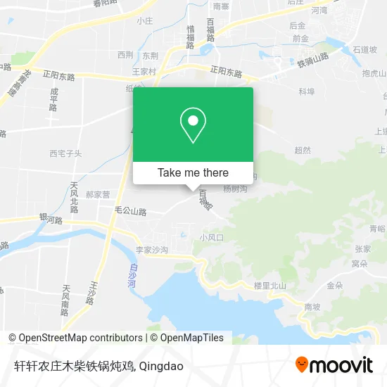 轩轩农庄木柴铁锅炖鸡 map