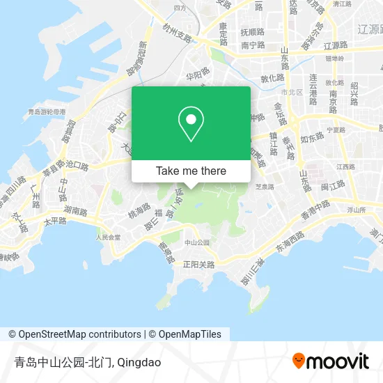 青岛中山公园-北门 map