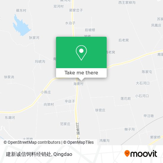 建新诚信饲料经销处 map