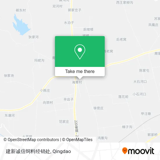 建新诚信饲料经销处 map