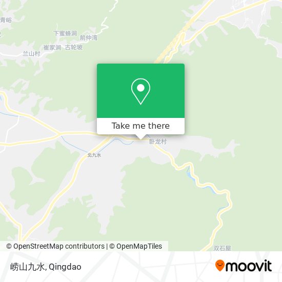 崂山九水 map