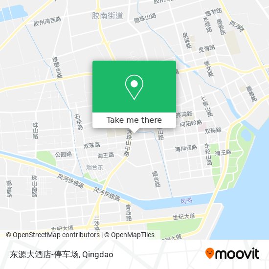 东源大酒店-停车场 map