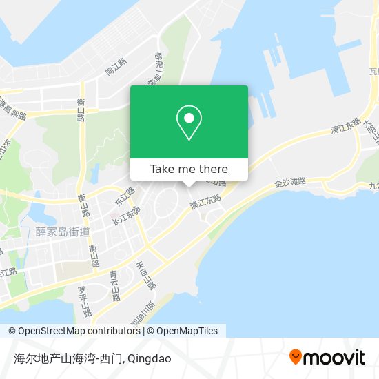 海尔地产山海湾-西门 map