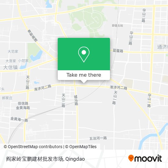 阎家岭宝鹏建材批发市场 map