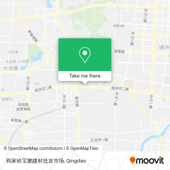 阎家岭宝鹏建材批发市场 map