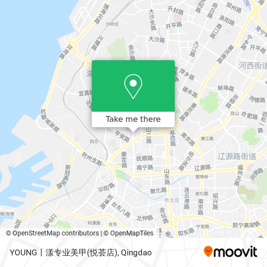 YOUNG丨漾专业美甲(悦荟店) map