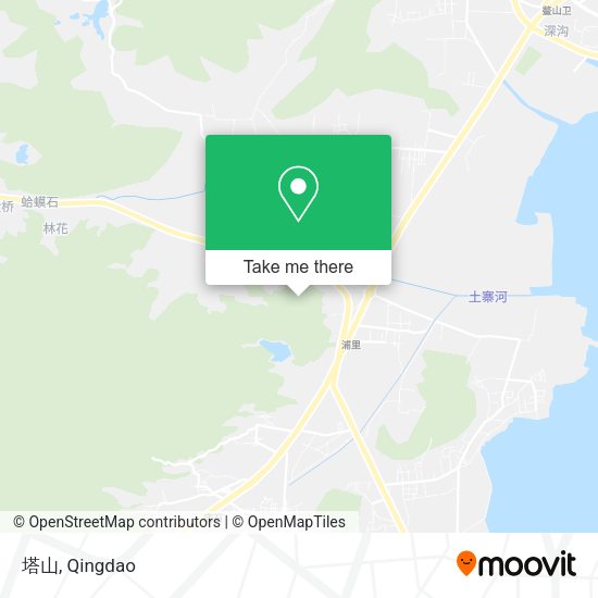 塔山 map
