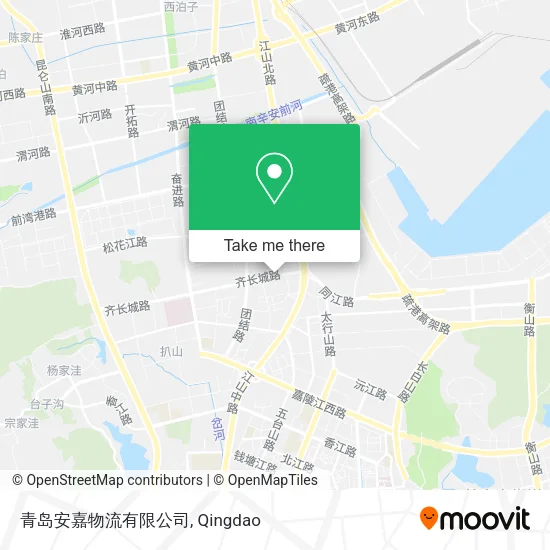 青岛安嘉物流有限公司 map