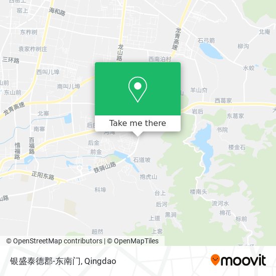 银盛泰德郡-东南门 map