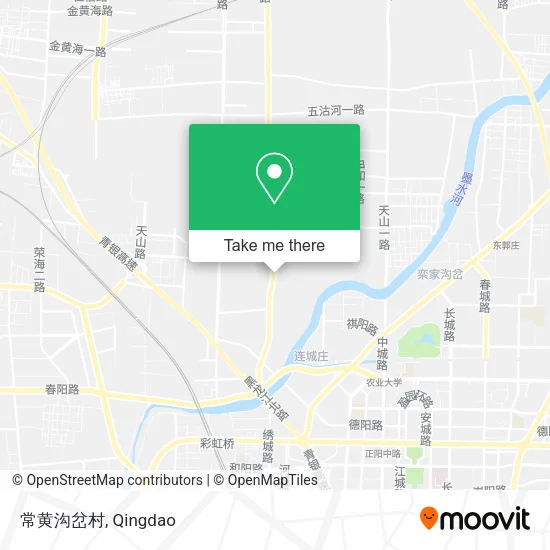 常黄沟岔村 map