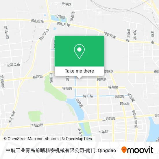 中航工业青岛前哨精密机械有限公司-南门 map