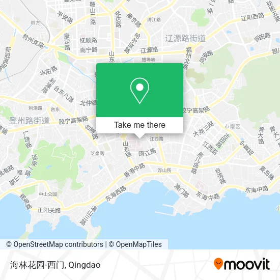 海林花园-西门 map