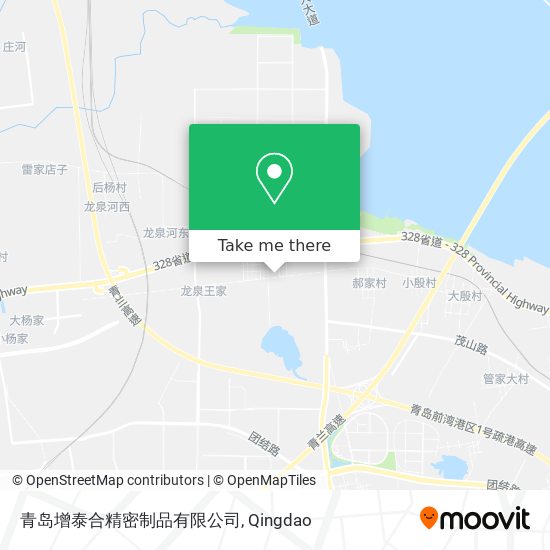 青岛增泰合精密制品有限公司 map
