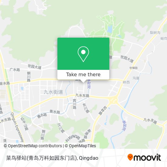 菜鸟驿站(青岛万科如园东门店) map