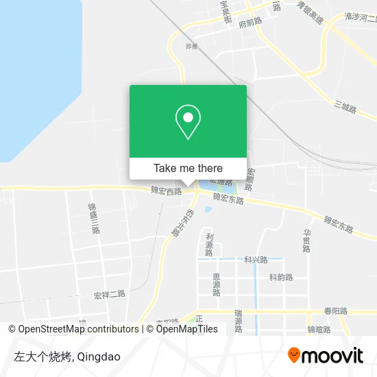 左大个烧烤 map