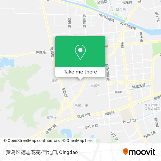 黄岛区德志花苑-西北门 map