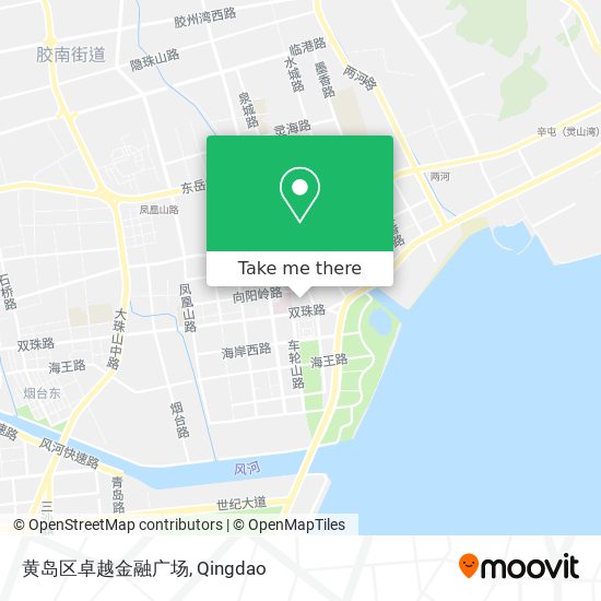 黄岛区卓越金融广场 map