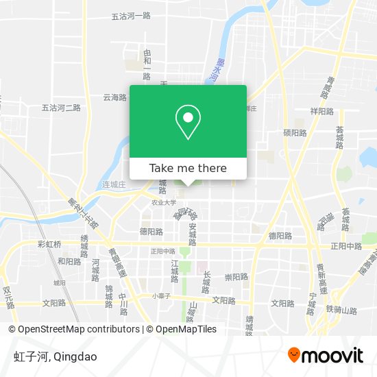 虹子河 map