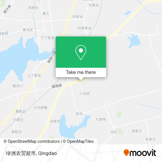 绿洲农贸超市 map