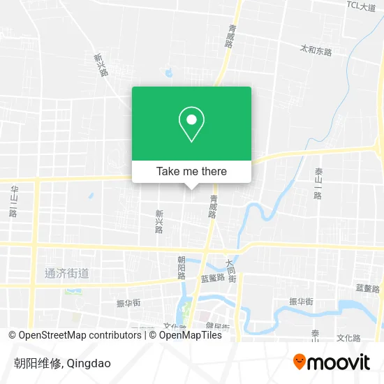 朝阳维修 map