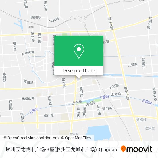 胶州宝龙城市广场-B座 map