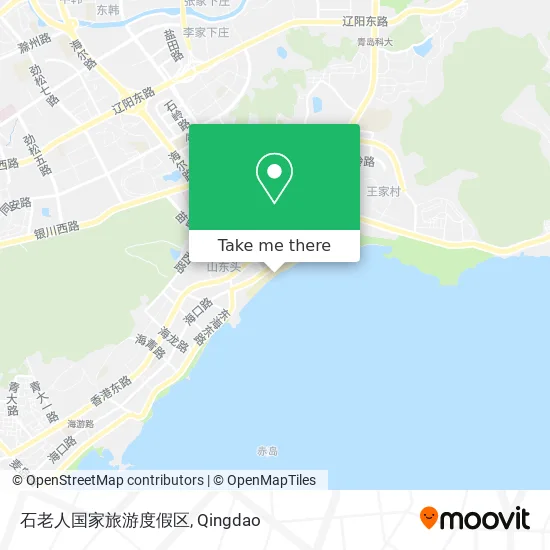 石老人国家旅游度假区 map