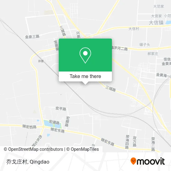 乔戈庄村 map