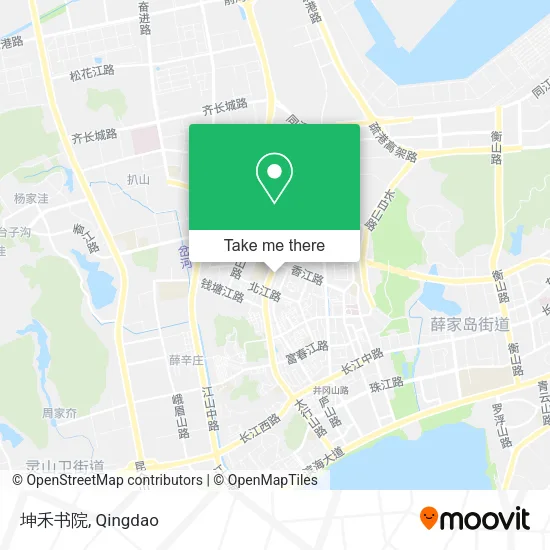 坤禾书院 map