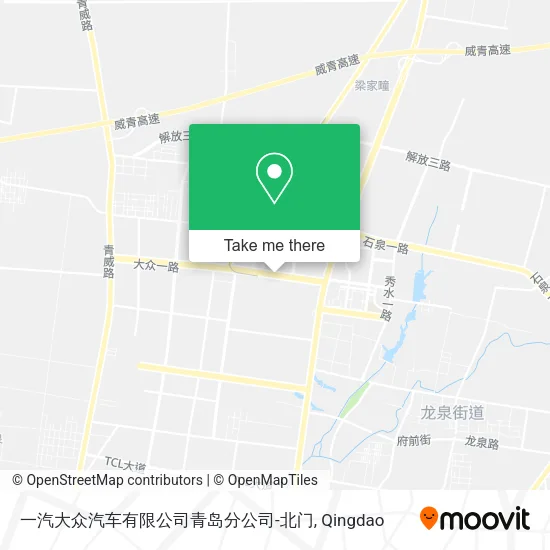 一汽大众汽车有限公司青岛分公司-北门 map