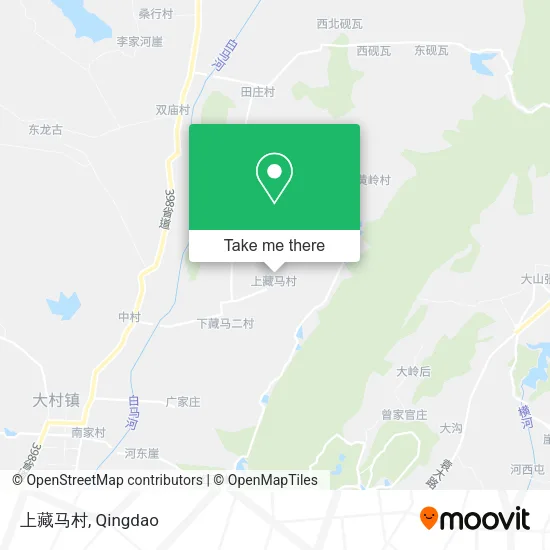 上藏马村 map