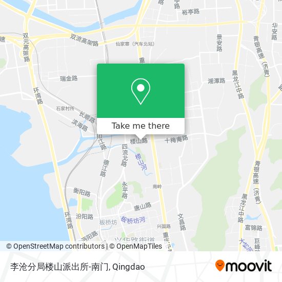 李沧分局楼山派出所-南门 map