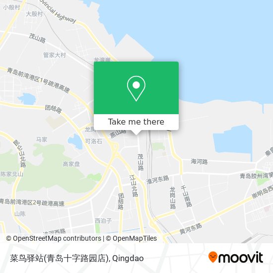 菜鸟驿站(青岛十字路园店) map