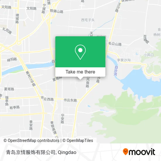 青岛京情服饰有限公司 map