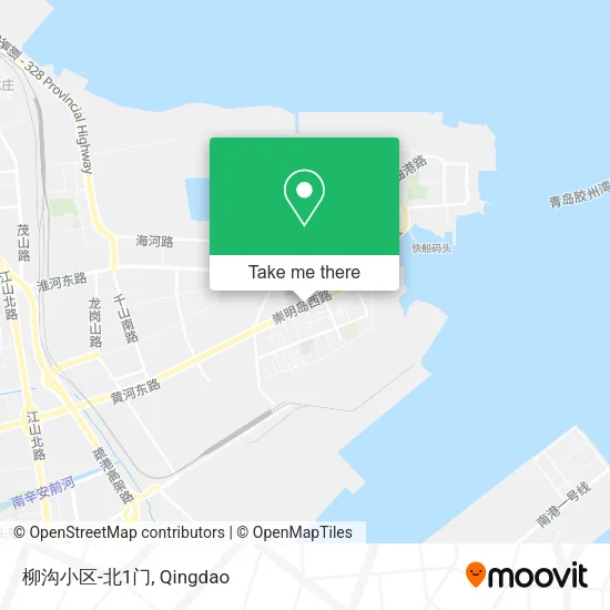 柳沟小区-北1门 map