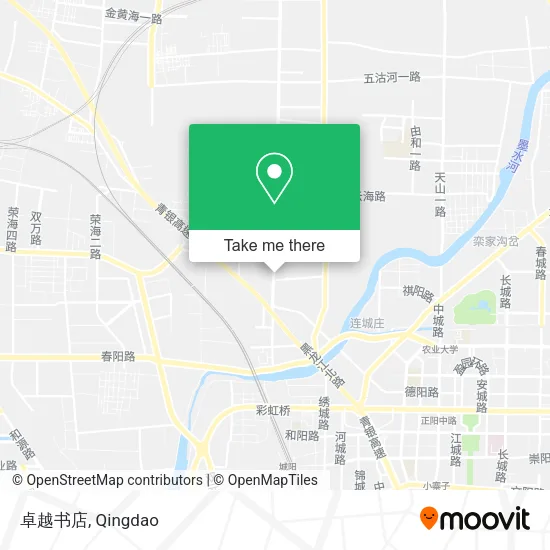 卓越书店 map