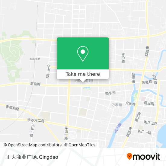 正大商业广场 map