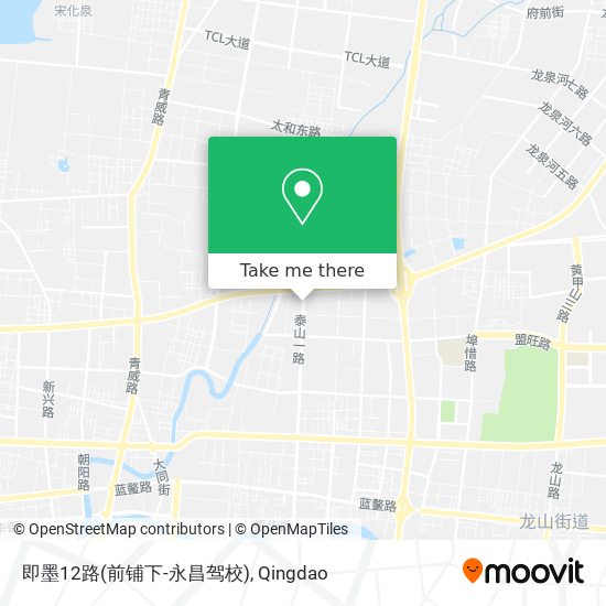 即墨12路(前铺下-永昌驾校) map