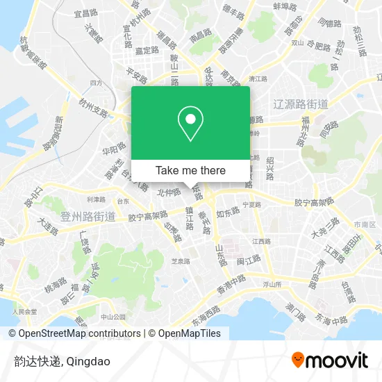 韵达快递 map