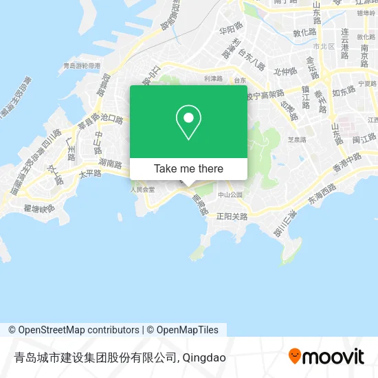 青岛城市建设集团股份有限公司 map